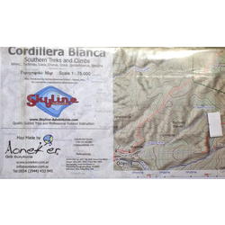 CARTA TOPOGRAFICA CORDILLERA BLANCA