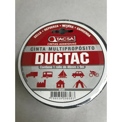 CINTA 9 MTRS X 48 MM NEGRA DUCTAC