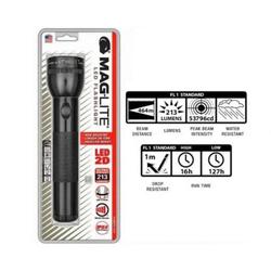 LINTERNA MAGLITE REBEL LED 2D NEGRA