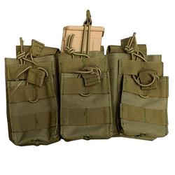 PORTA CARGADOR TRIPLE M4 TACTICAL VERDE