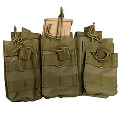 PORTA CARGADOR TRIPLE M4  TACTICAL VERDE