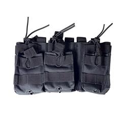 PORTA CARGADOR TRIPLE M4 TACTICAL NEGRO