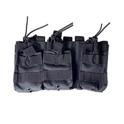 PORTA CARGADOR TRIPLE M4  TACTICAL NEGRO