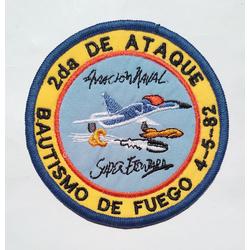 2 DE ATAQUE BAUTISMO DE FUEGO 4-5-82 - AVIACION NAVAL - SUPER ETENDARD
