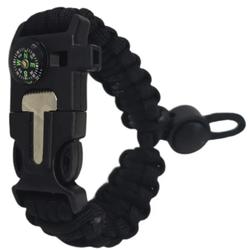 PULSERA REGULABLE DE PARACORD PARA SUPERVIVENCIA