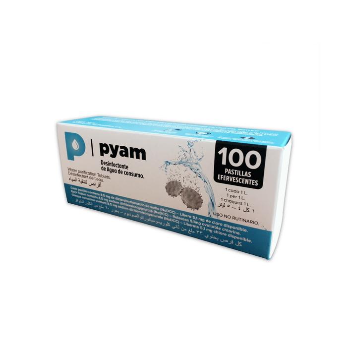 PASTILLAS POTABILIZADORAS DESINFECTANTES DE AGUA