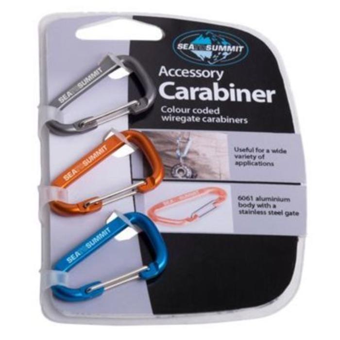 PACK DE 3 MOSQUETONES ACCESORIOS SEA TO SUMMIT