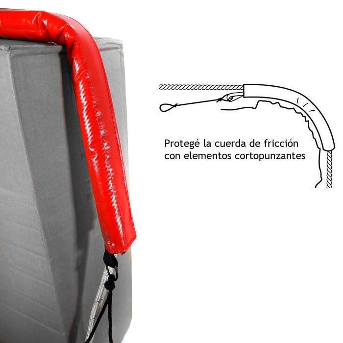 PROTECTOR FLEXIBLE PARA CUERDAS EN PVC 750 D ACOLCHADO