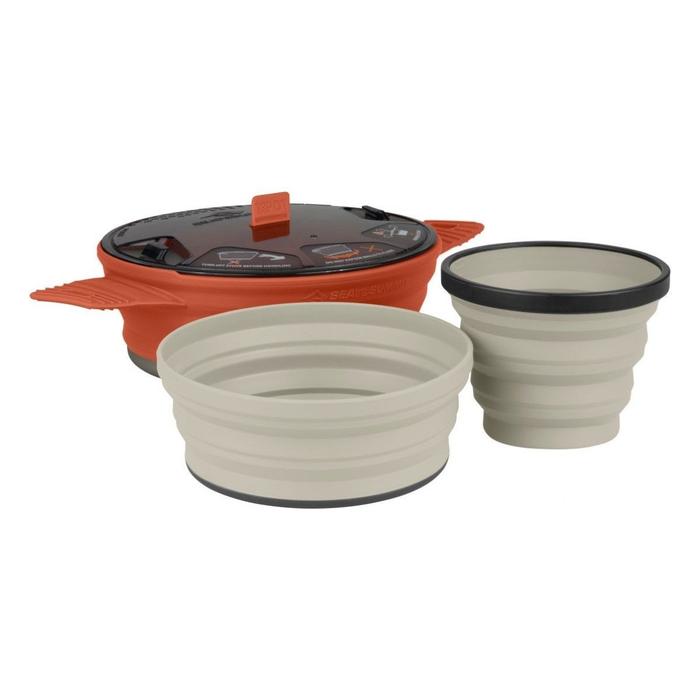 X-SET 21 JUEGO DE OLLA, BOWL Y JARRO PLEGABLES