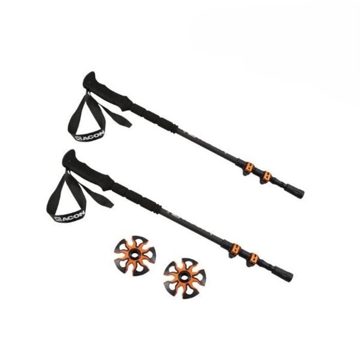 BASTONES DE TREKKING ACON TREKKING POLES ULTRA LIGHT CARBON 135CMS
