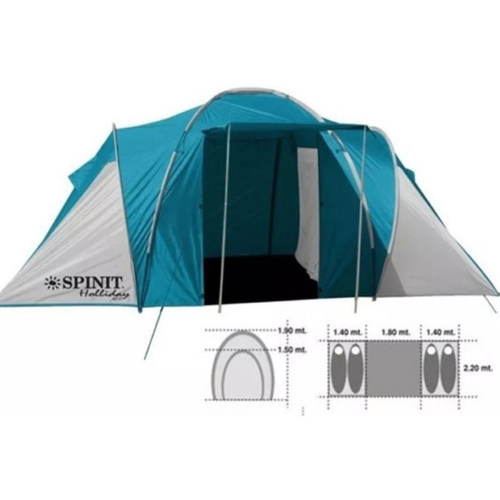 CARPA 4 PERSONAS - DOS HABITACIONES Y COMEDOR SPINIT HOLLIDAY 4+C