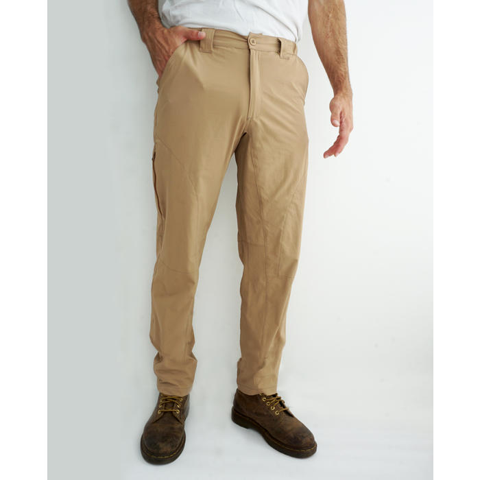 PANTALON MALAGA EN RIB - SPANDEX BEIGE