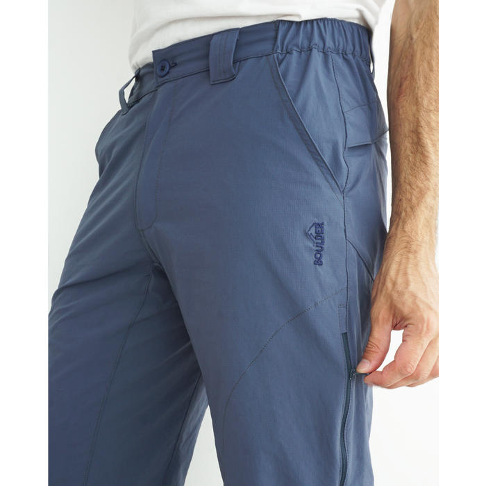 PANTALON MALAGA EN RIB - SPANDEX BLUE