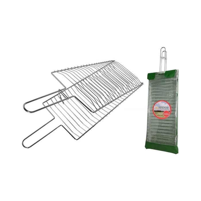 PARRILLA PLEGABLE PARA PESCADO, CON FUNDA