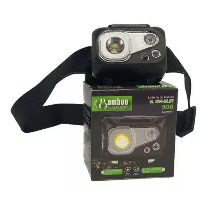 LINTERNA FRONTAL BAMBOO BW-HL07 500 LUMENES