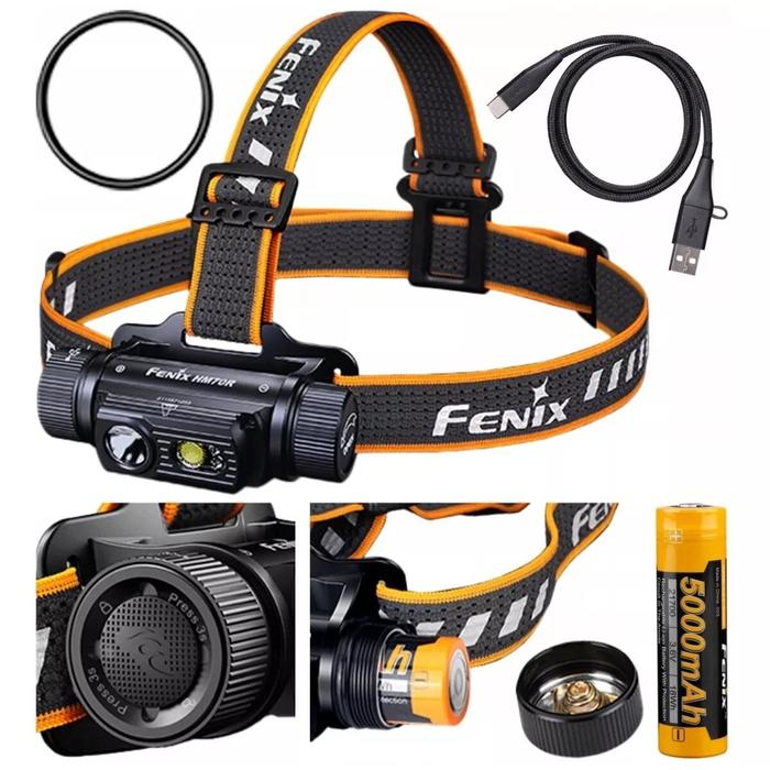 LINTERNA FRONTAL FENIX HM70R 1600 LUMENS