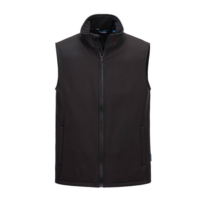CHALECO TRES BOLSILLOS SOFTSHELL BLACK