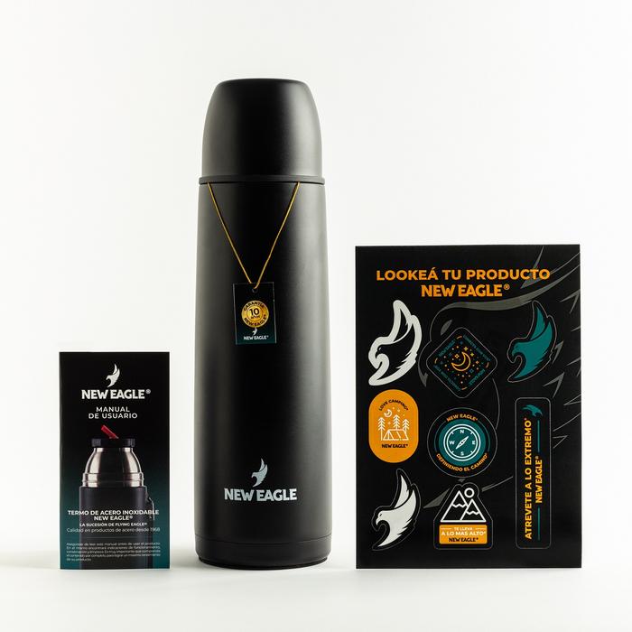 TERMO BALA NEW EAGLE� 1L EN COLOR NEGRO