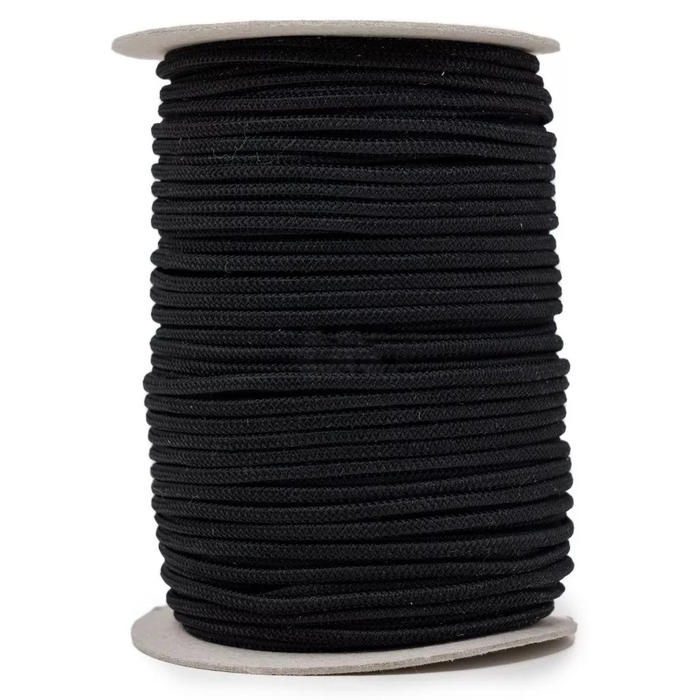 CORDIN ELASTICO TRENZADO CON ALMA DE LATEX - 5 MM