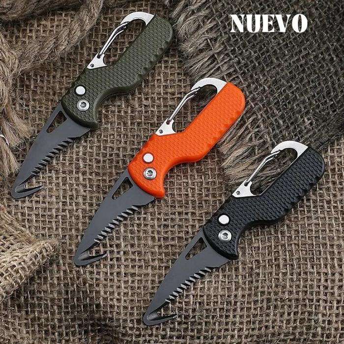 MOSQUETON CON NAVAJA CHICA