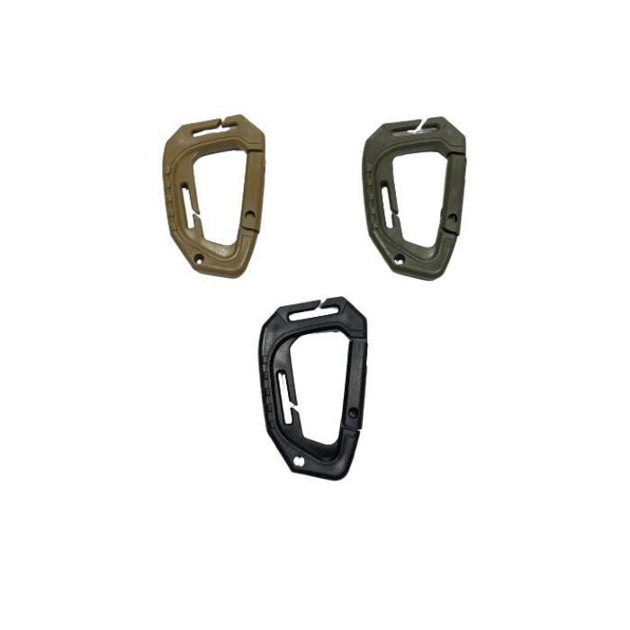 MOSQUETON TACTICO CON ENGANCHE