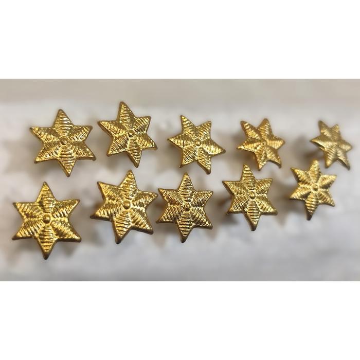 DISTINTIVO PIN METALICO ESTRELLA DE 6 PUNTAS DE REZAGO FFAA
