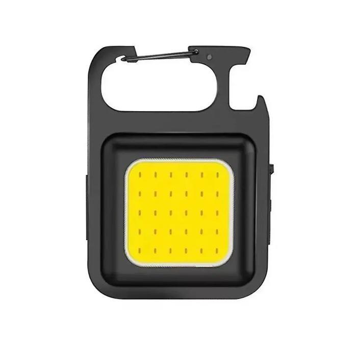 LUZ / LLAVERO RECARGABLE CON MOSQUETN, DESTAPADOR, IMN