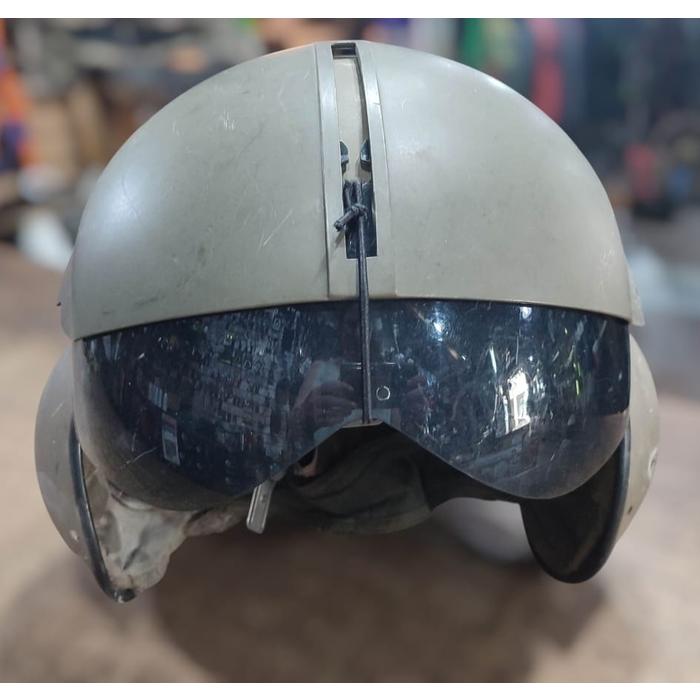 ANTIGUO CASCO DE PILOTO DE HELICOPTERO