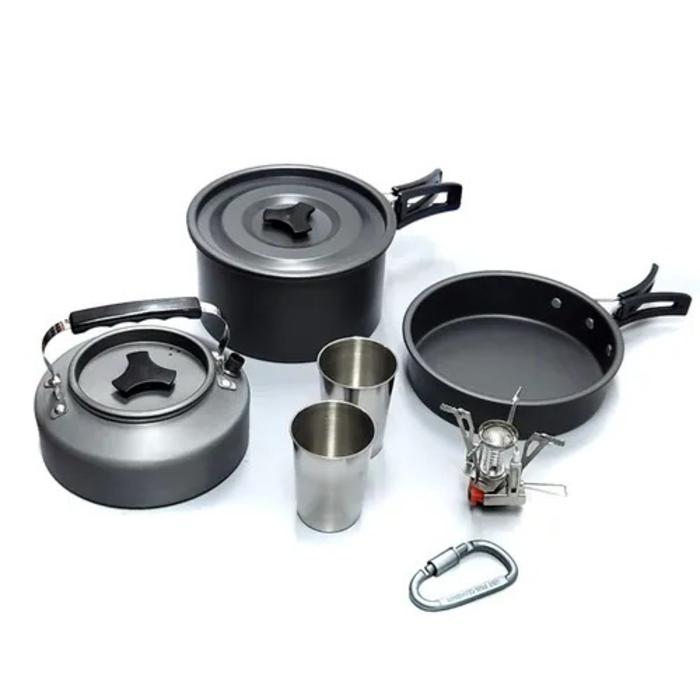 MARMITA DE OLLAS, VASOS Y MINI CALENTADOR