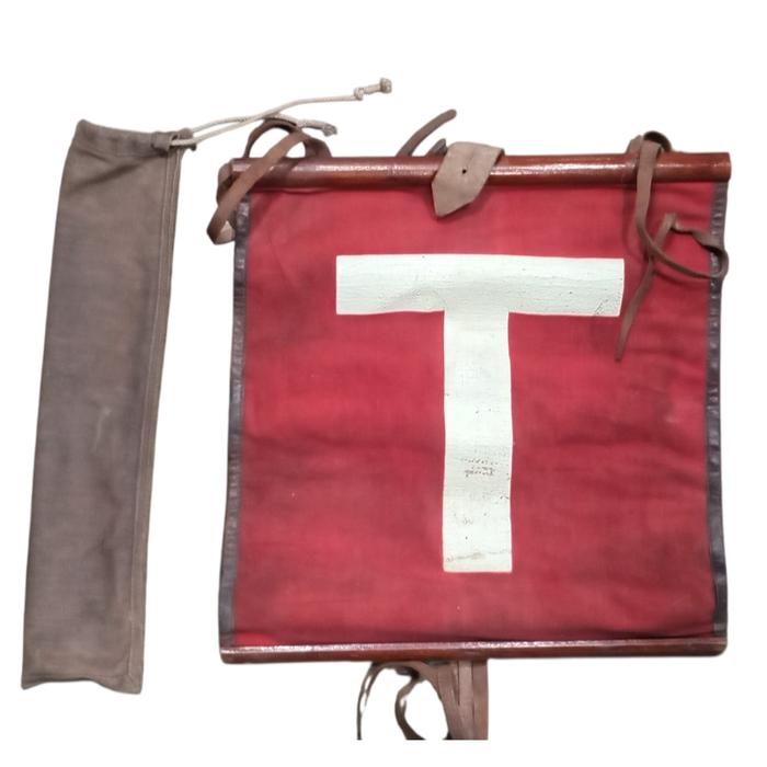 BANDERA DE SE�ALIZACI�N MILITAR DE PRINCIPIOS DE SIGLO XX