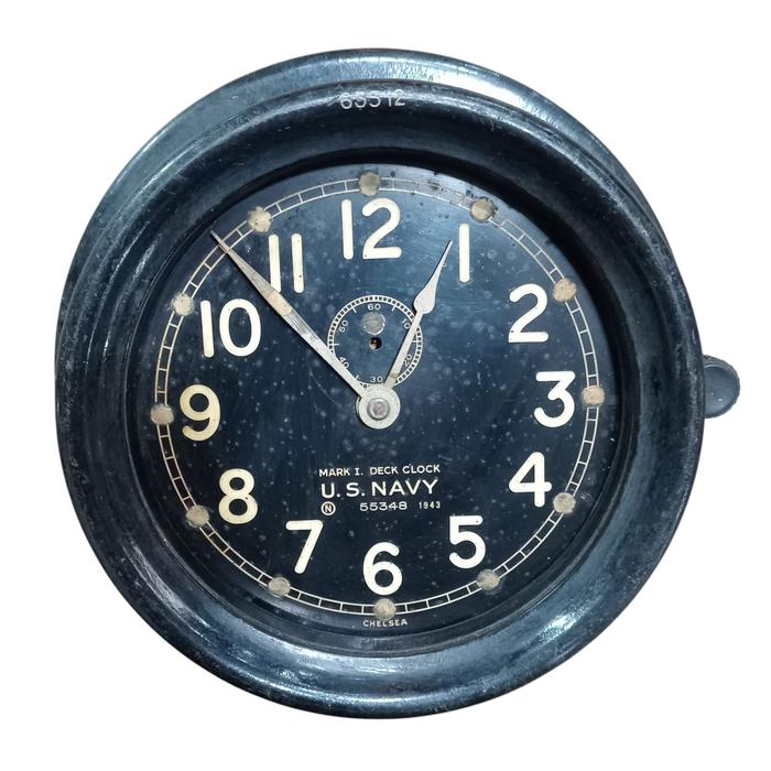RELOJ NAVAL CHELSEA CLOCK MARK I - REZAGO MILITAR NAVAL -