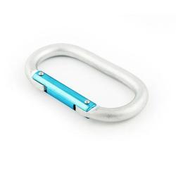 MOSQUETON OVAL SIMETRICO ACERO 