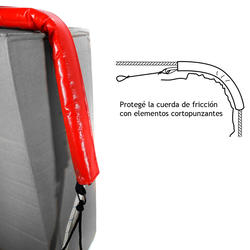 PROTECTOR FLEXIBLE PARA CUERDAS EN PVC 750 D ACOLCHADO