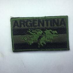 BANDERA ARGENTINA "ARGENTINA" CON MALVINAS EN BAJA VISIBILIDAD