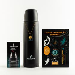 TERMO BALA NEW EAGLE 1L EN COLOR NEGRO 