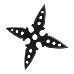 SHURIKEN 4 PUNTA TORNASOLADO CON FUNDA NEGRA