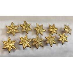 DISTINTIVO PIN METALICO ESTRELLA DE 6 PUNTAS DE REZAGO FFAA 