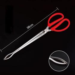 PINZA TIJERA TONG PARA OFIDIOS SERPIENTES ALUMINIO 38 Cm