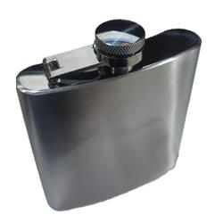 PETACA DE 6oz ACERO