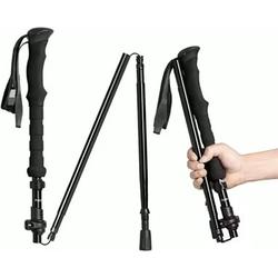BASTN DE TREKKING PLEGABLE DE ALUMINIO 135CM