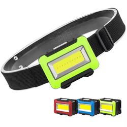 LINTERNA FRONTAL - PORTTIL MINI COB LED 200 LUMENES A PILAS