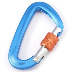 MOSQUETN EN ALUMINIO CON SEGURO PARA ACCESORIOS 