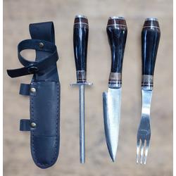 SET DE CUBIETOS ARTESANALES CON CHAIRA Y FUNDA