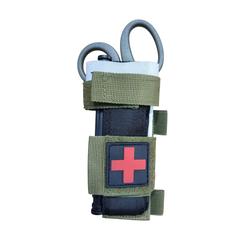 TORNIQUETE TACTICO + TIJERA TRAUMA + POUCH MOLLE PARA EMERGENCIAS