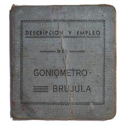 MANUAL DESCRIPCION Y EMPLEO DEL GONIOMETRO - BRUJULA MILITAR