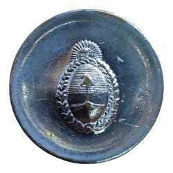 HEBILLA METALICA CON ESCUDO NACIONAL