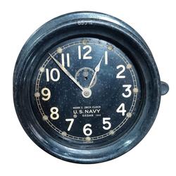 RELOJ NAVAL CHELSEA CLOCK MARK I - REZAGO MILITAR NAVAL -